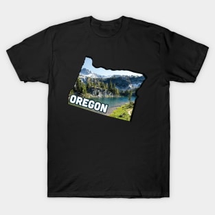 Oregon state, Oregon hiking trails gift, Oregon home state T-Shirt